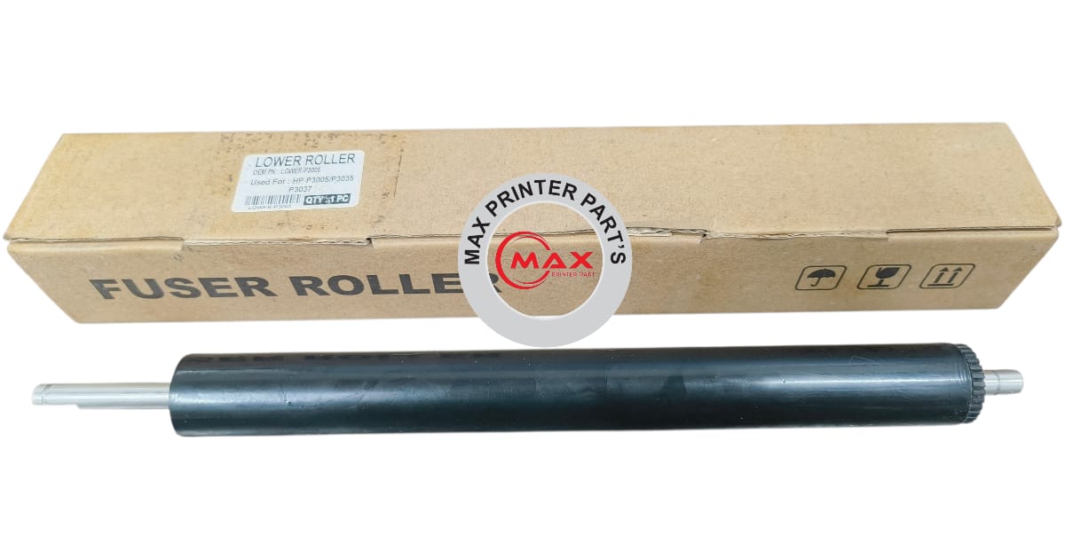 Rubber Pressure Roller / Rubber Lower Roller For HP Laserjet P3005 / P3035 / P3027 Printer