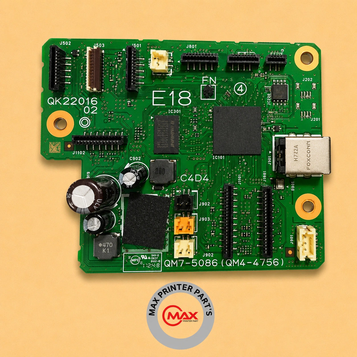 Canon PIXMA G4000 formatter card logic board main PCB