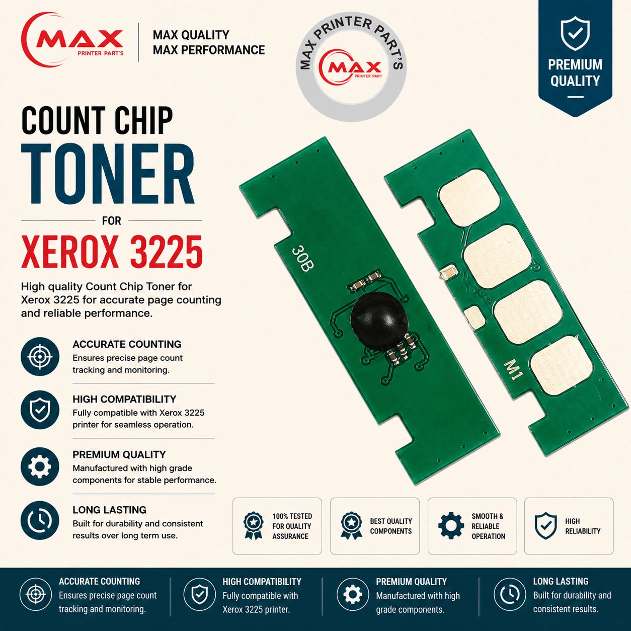 Toner Chip for Xerox 3225 / 3260 (New Import)