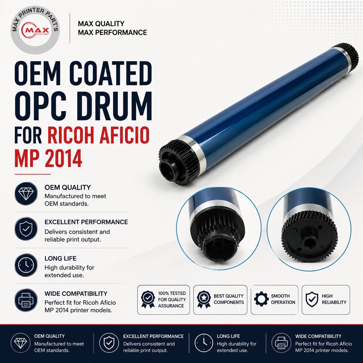 OEM_Coated_Opc_Drum_For_Ricoh_Aficio_MP_2014_Product_With_Info