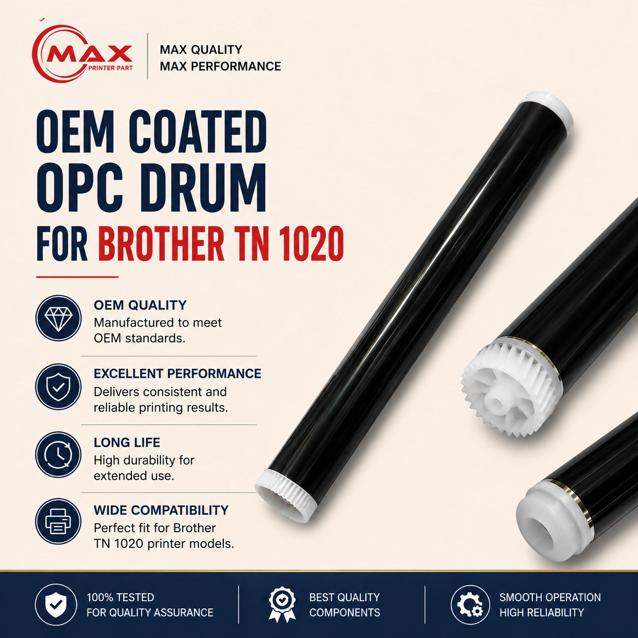 Oem Coated Opc Drum For Brother TN 1020 Product with Info