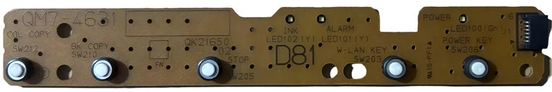 Control Panel / Keyboard Panel For Canon Pixma G3000 (QM7-4631 / D81)