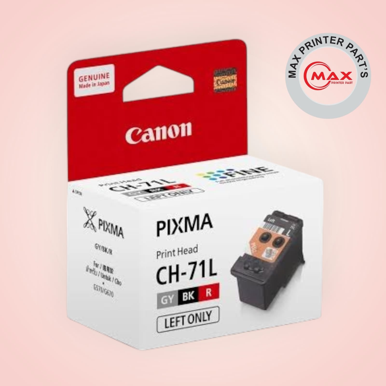 Print Head CH-71R Printhead For Canon Pixma G570/G670 Tri-Colour (New Original)