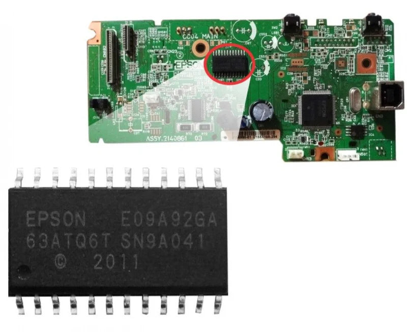 Program IC Chip E09A92GA For Epson L210 / L220 / L360 / L380 / L405 / L385
