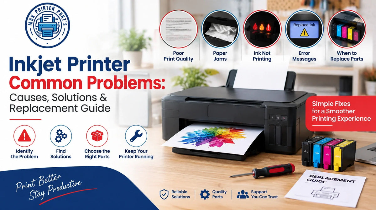 Inkjet Printer Common Problems: Causes, Solutions & Replacement Guide
