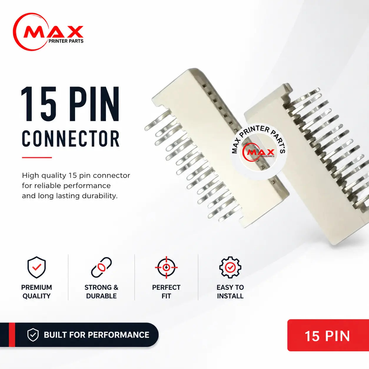 15 Pin FFC Connector for Canon MF244dw product image with info