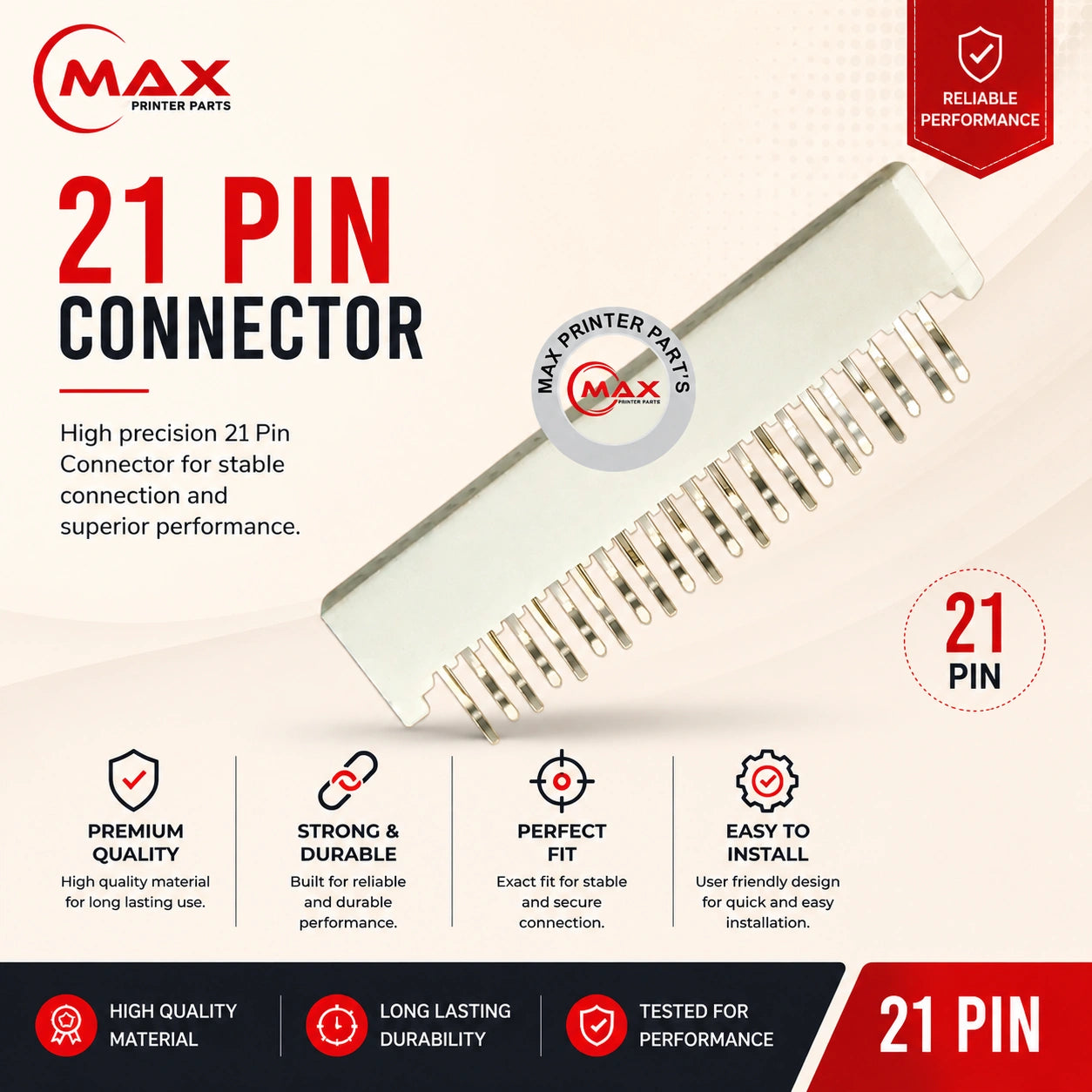 21 Pin FFC Connector Product with Info