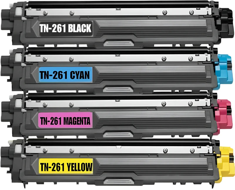 TN261 TN251 TN241 TN221 Toner Cartridge For Brother MFC-9140cdn / HL-3150cdn / HL-3170cdw (New Import) Set
