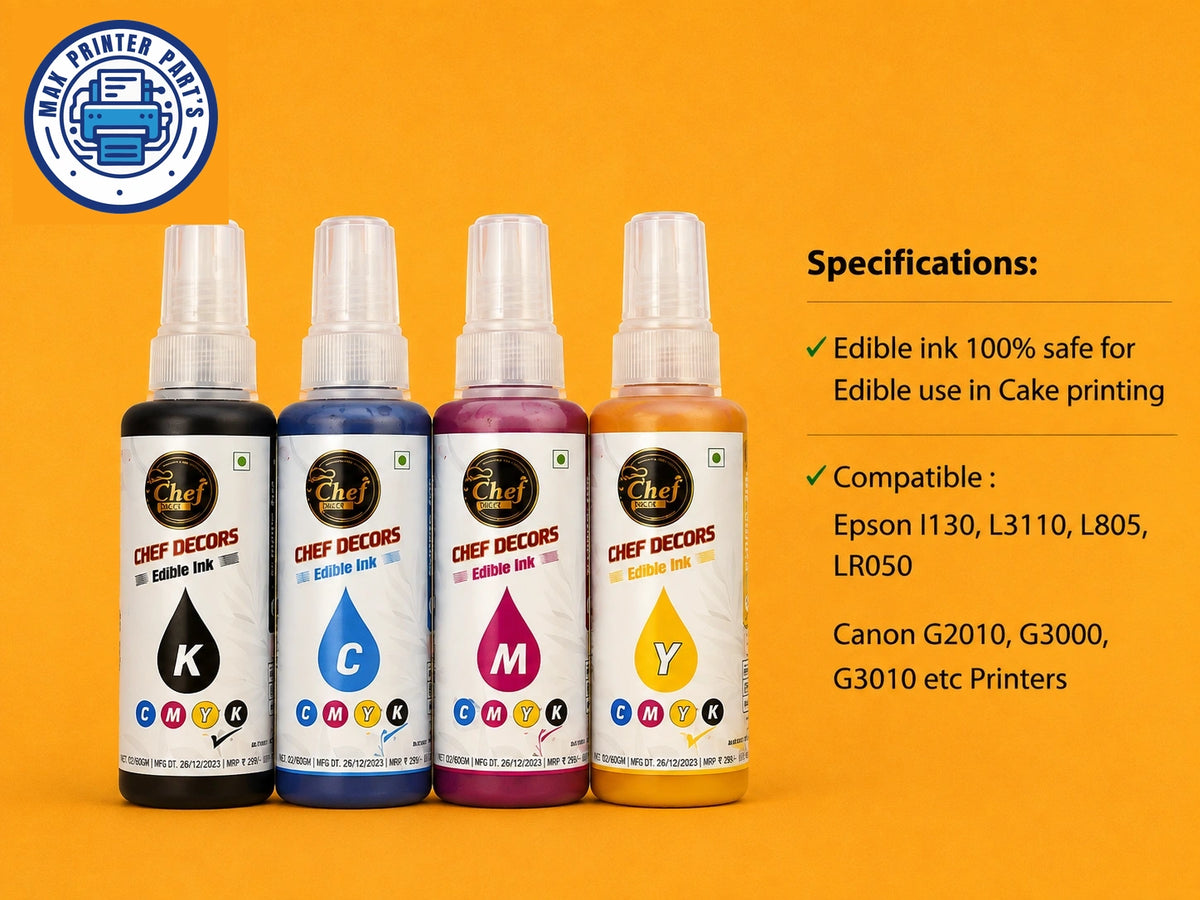 Edible ink for photo cake printing 100ml
