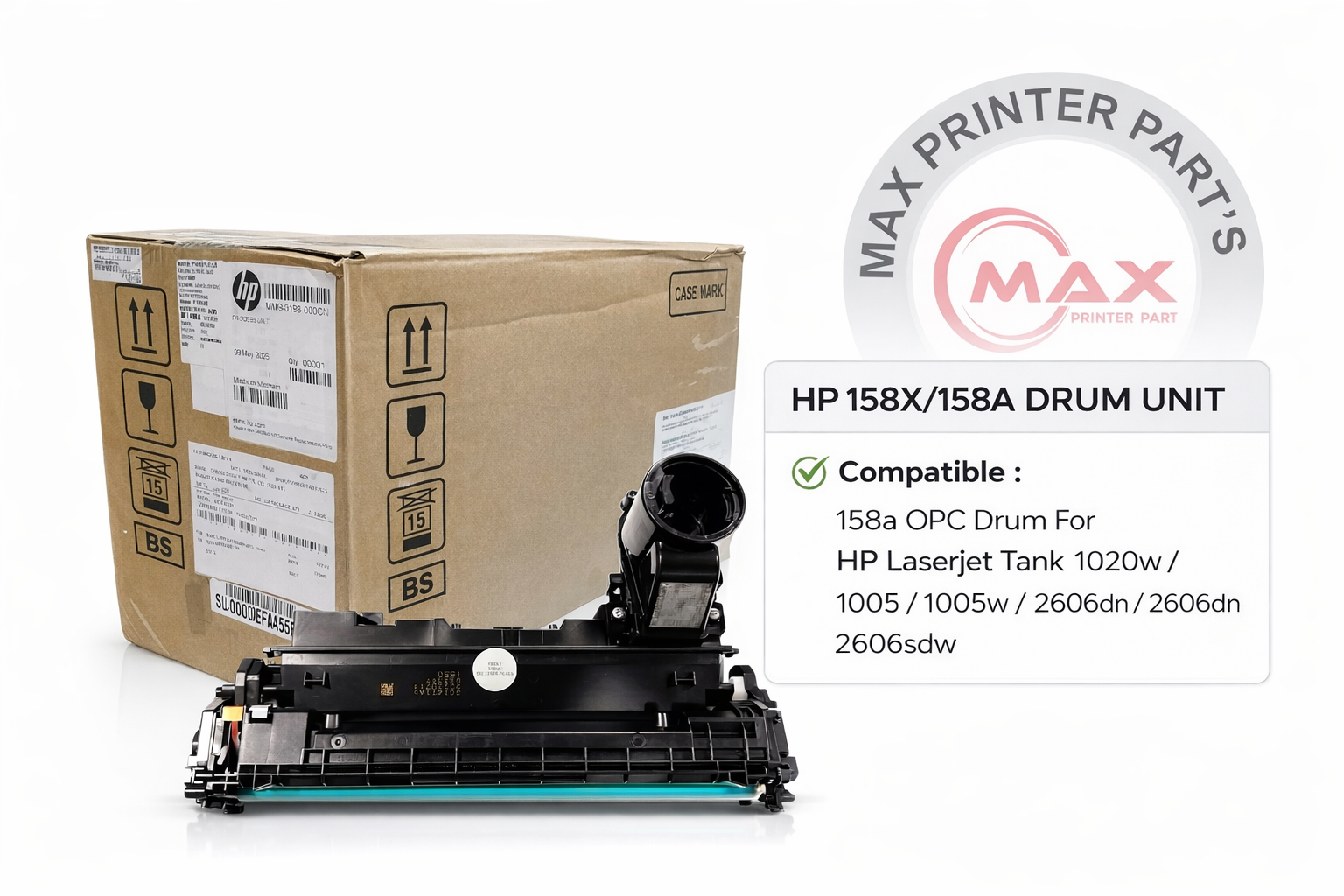 158 Drum Unit For HP Laserjet Tank 1020w / 1005 / 1005w / 2606dn / 2606sdw (MM9-0193-000) (New Original)