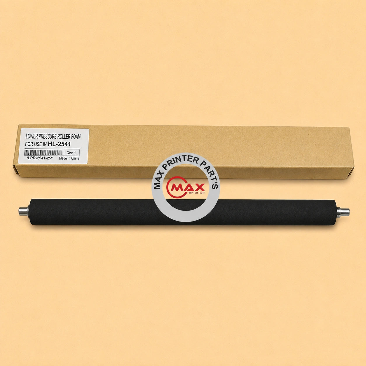 Rubber Pressure Roller / Rubber Lower Roller For HP Laser 108 Product