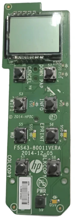 Control Panel / Display Panel For HP DeskJet Ink Advantage 3636 / 3635 (F5S43-80011 / F5S43-60011)