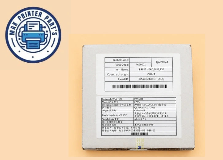 Epson L8050 L18050 L8180 print head FA96001